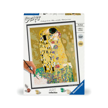 Canvas pinta por número: Gustav Klimt - El Beso