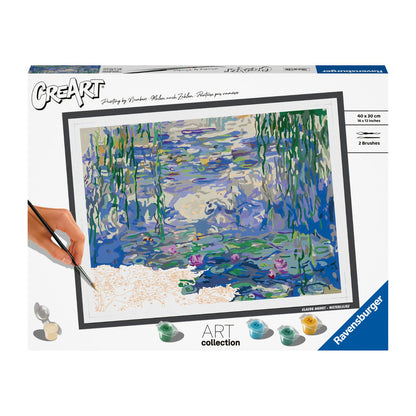 Canvas pinta por número: Claude Monet - Nenúfares