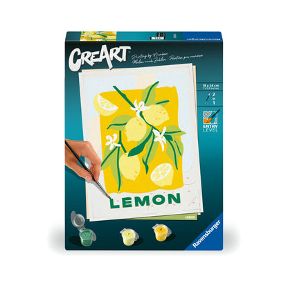 Canvas pinta por número: Limones Estilo Moderno