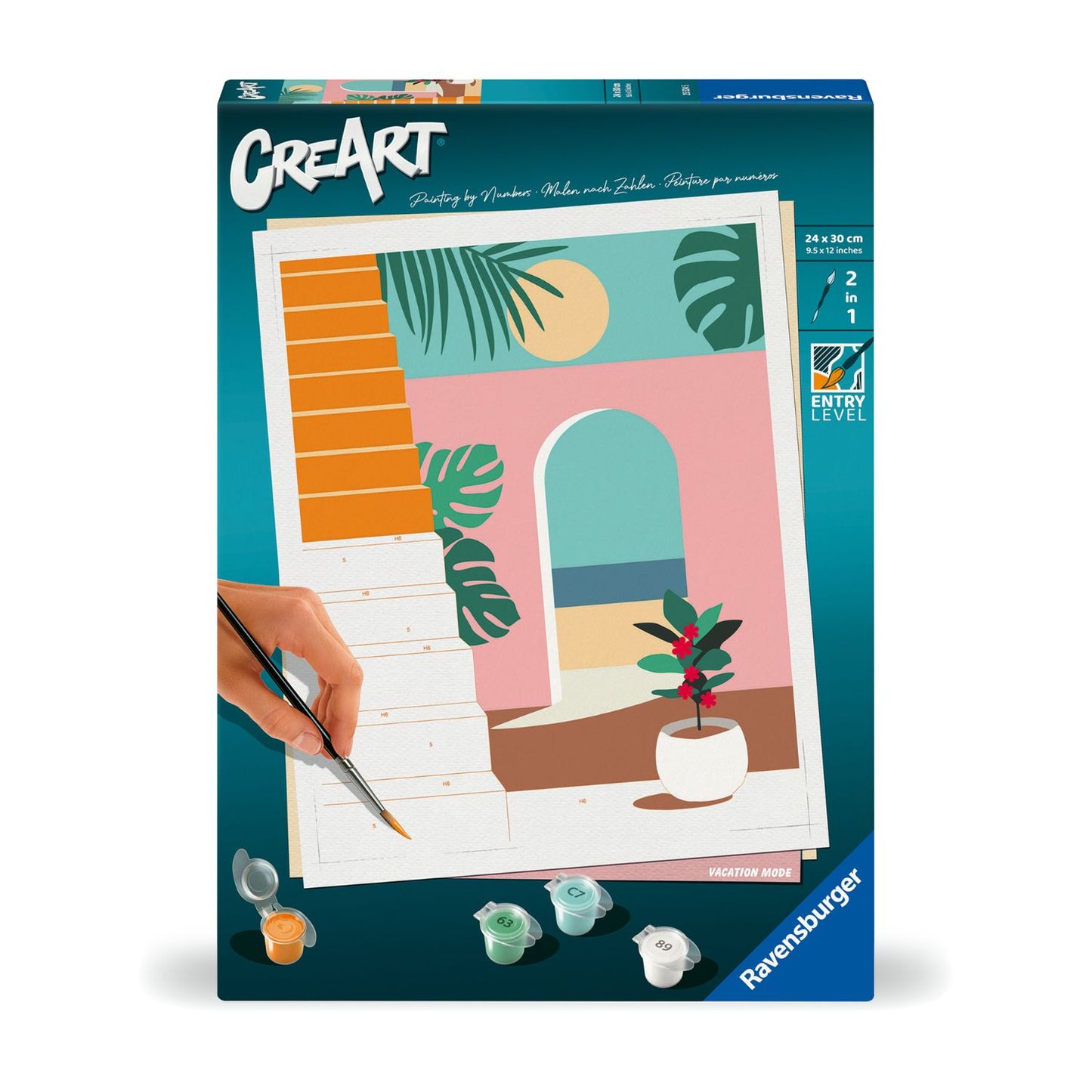 Canvas pinta por número: Modo Vacaciones