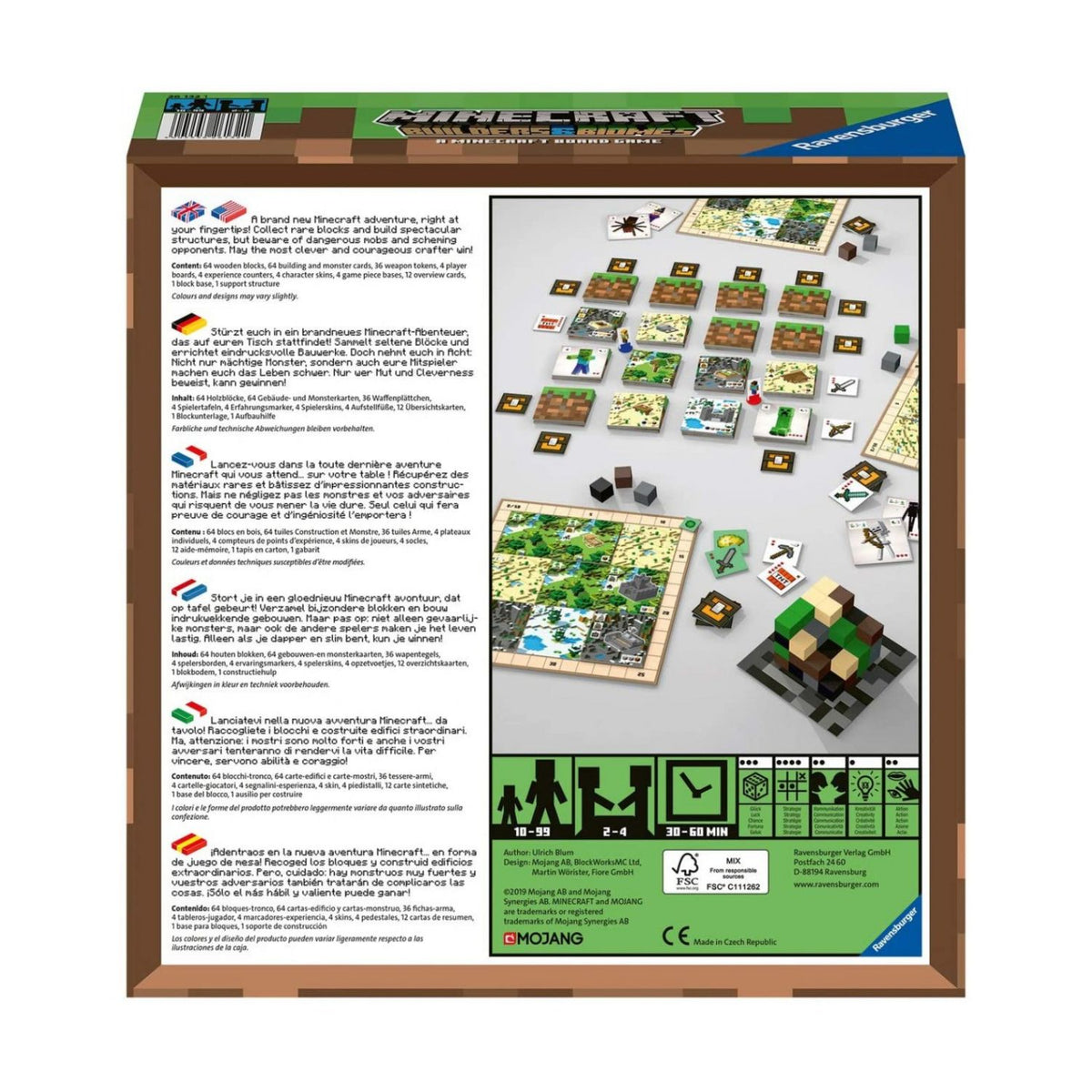 Juego de Mesa Minecraft Builders & Biomes