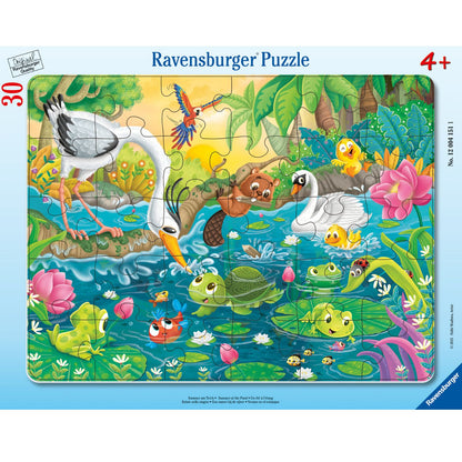 Puzzle enmarcado Verano en el Estanque