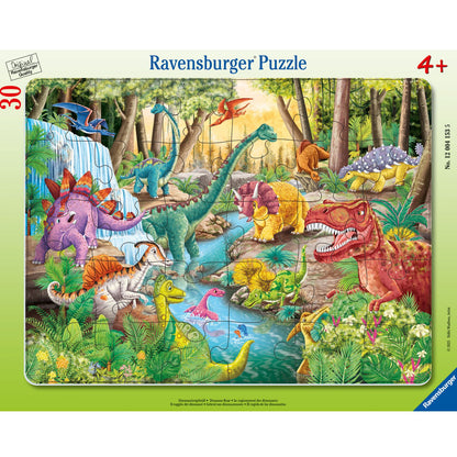 Puzzle enmarcado El Reino de los Dinosaurios