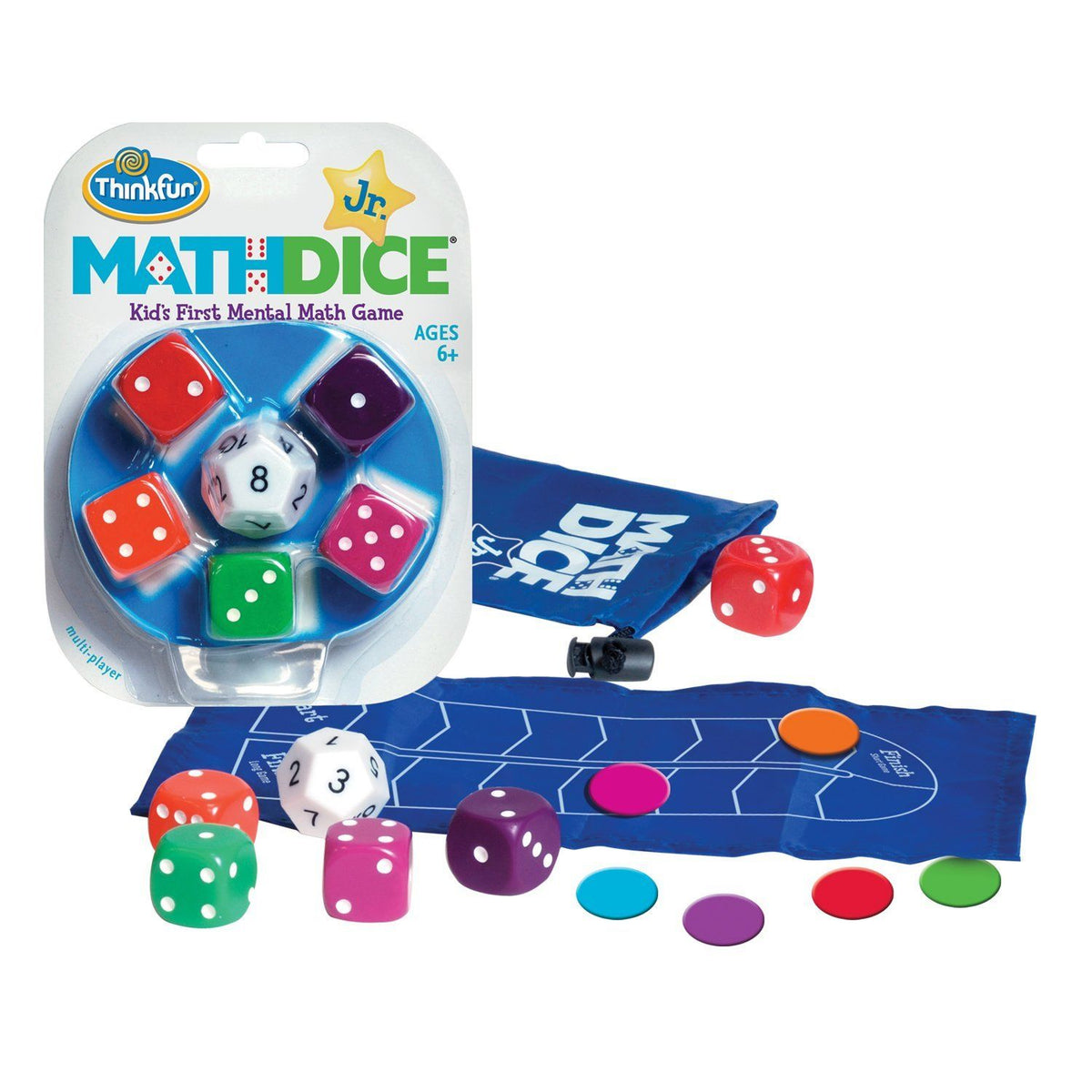 Juego de Dados Math Dice Junior - ThinkFun