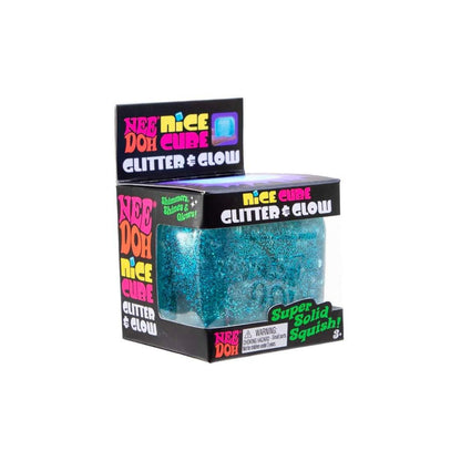 Nice Cube Glitter & Glow Nee Doh Cubo antiestrés