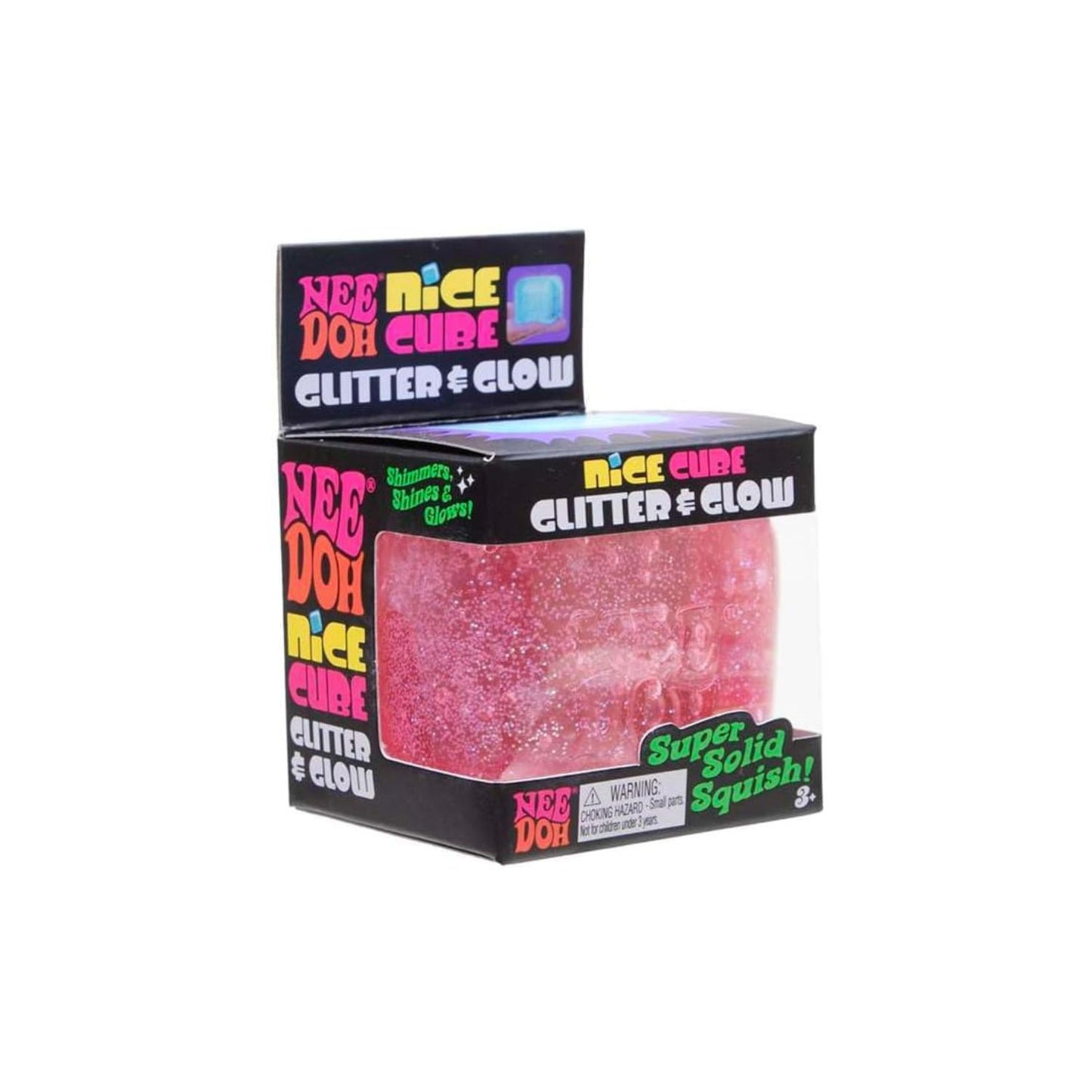 Nice Cube Glitter & Glow Nee Doh Cubo antiestrés