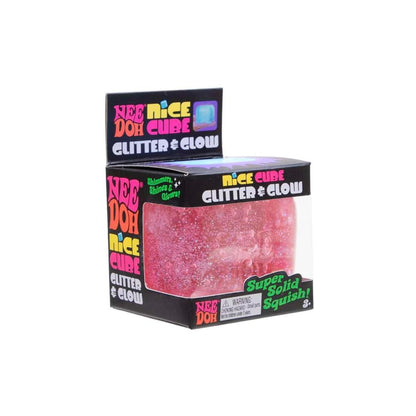 Nice Cube Glitter & Glow Nee Doh Cubo antiestrés