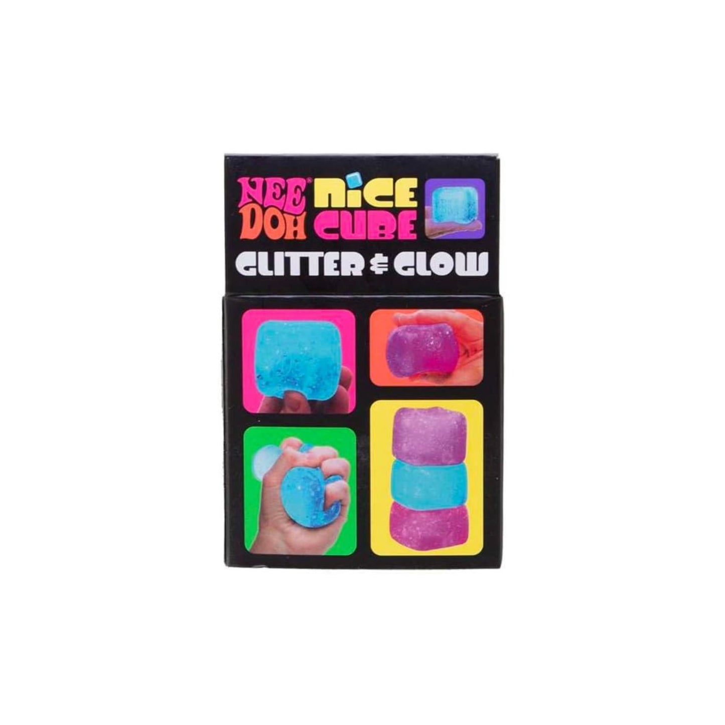 Nice Cube Glitter & Glow Nee Doh Cubo antiestrés
