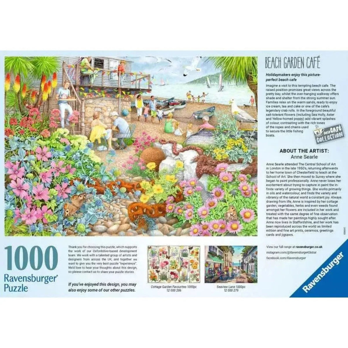 Puzzle Café Jardín en la Playa - 1000 piezas