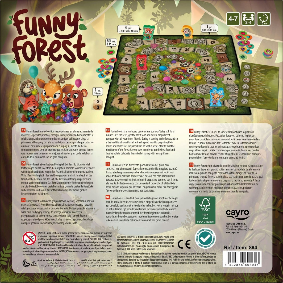 Juego de Mesa Funny Forest