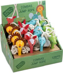 Cuerda de Saltar Animales mango de madera