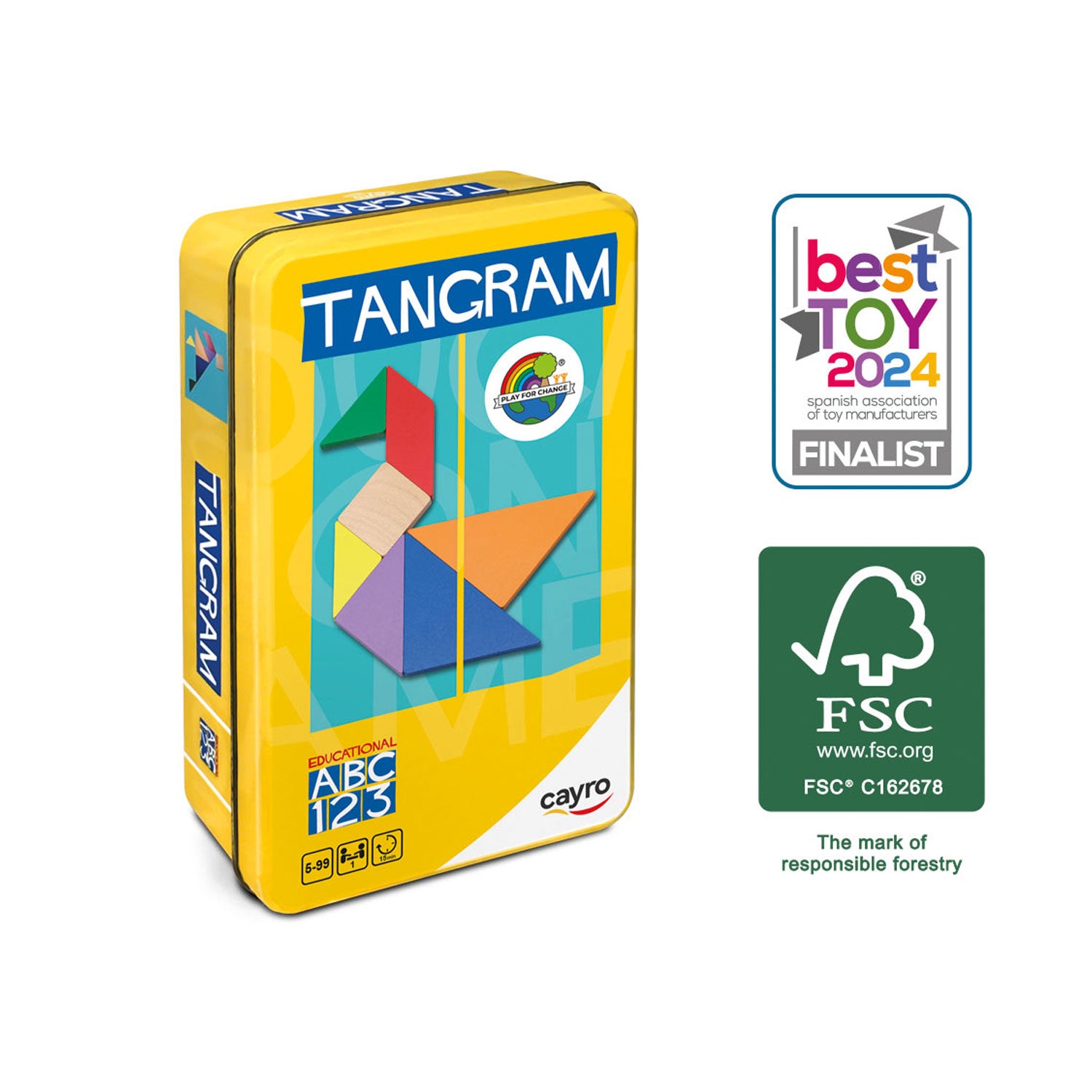 Tangrama madera colores - Main Image