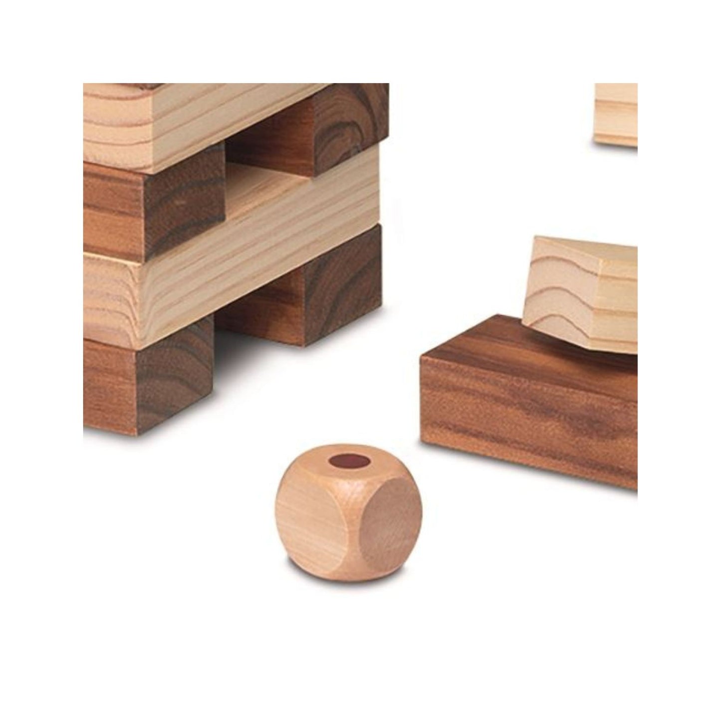 Block & Block Torre de Bloques 2 Colores de Madera