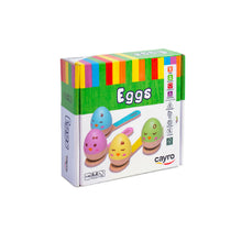 Juego de madera didáctico de destreza Eggs