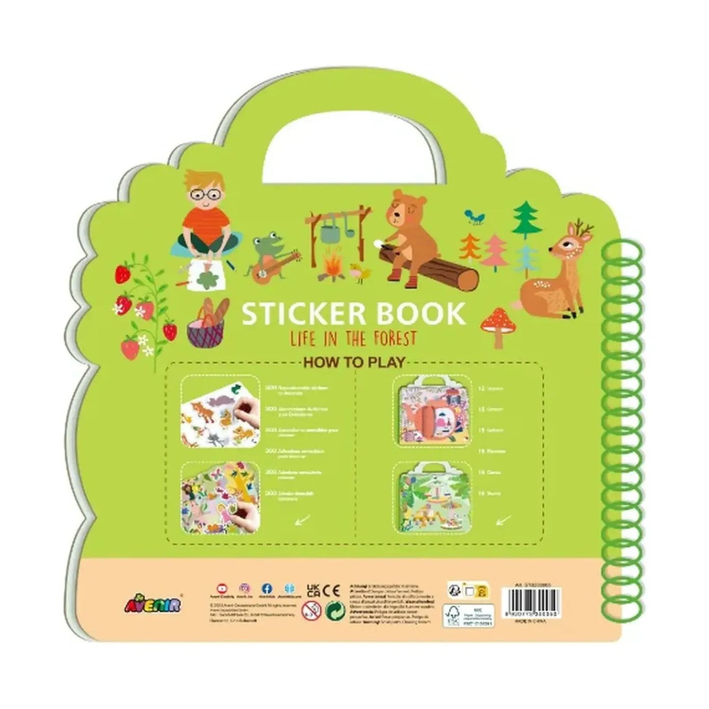 Libro de Stickers - Vida en el Bosque