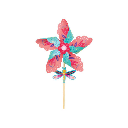 Set de Manualidades Molinillos de Viento Flores