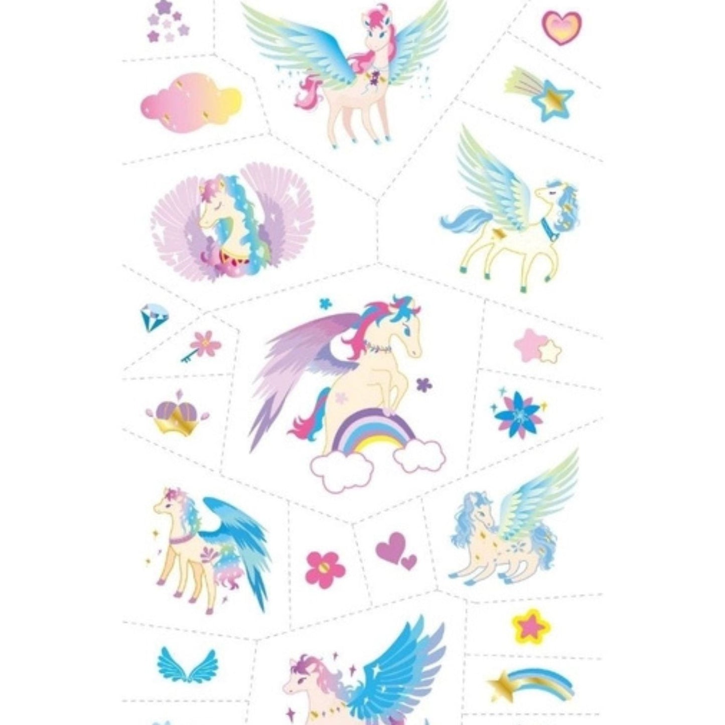 Set de Tatuajes Temporales - Pegaso