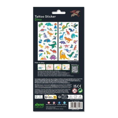 Set de Tatuajes Temporales - Dinosaurios