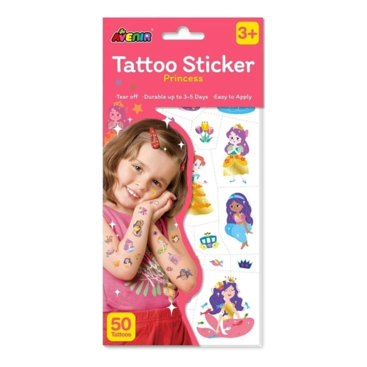 Set de Tatuajes Temporales - Princesas