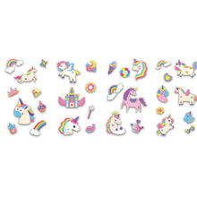 Set de Stickers para Uñas y Tatuajes Temporales - Unicornio