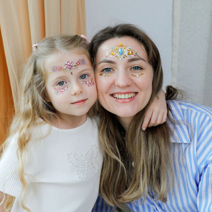 Set de Gemas Faciales - Flores