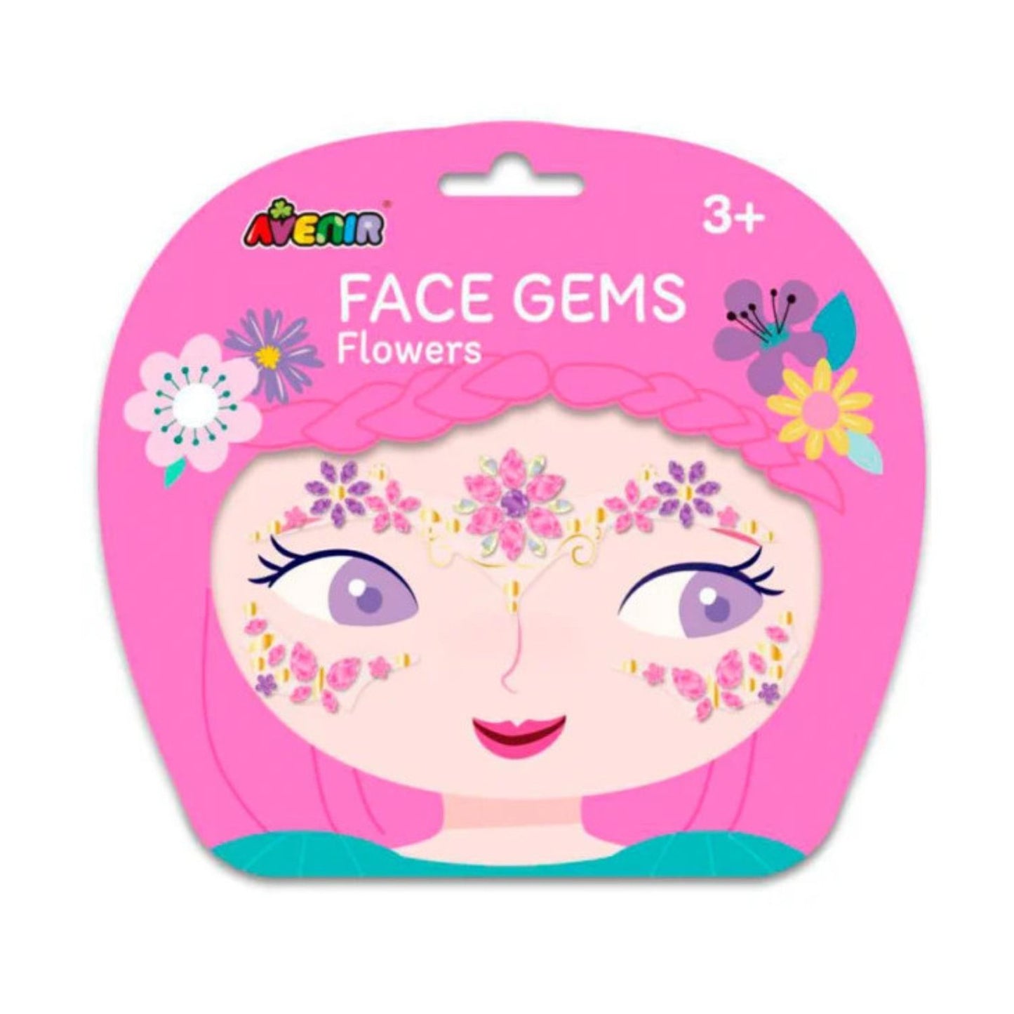 Set de Gemas Faciales - Flores
