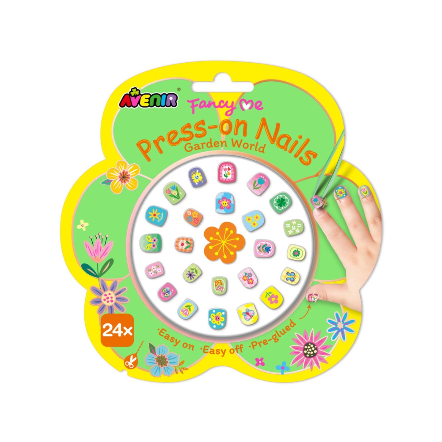 Set de Uñas Postizas Press-On - Mundo de Jardín