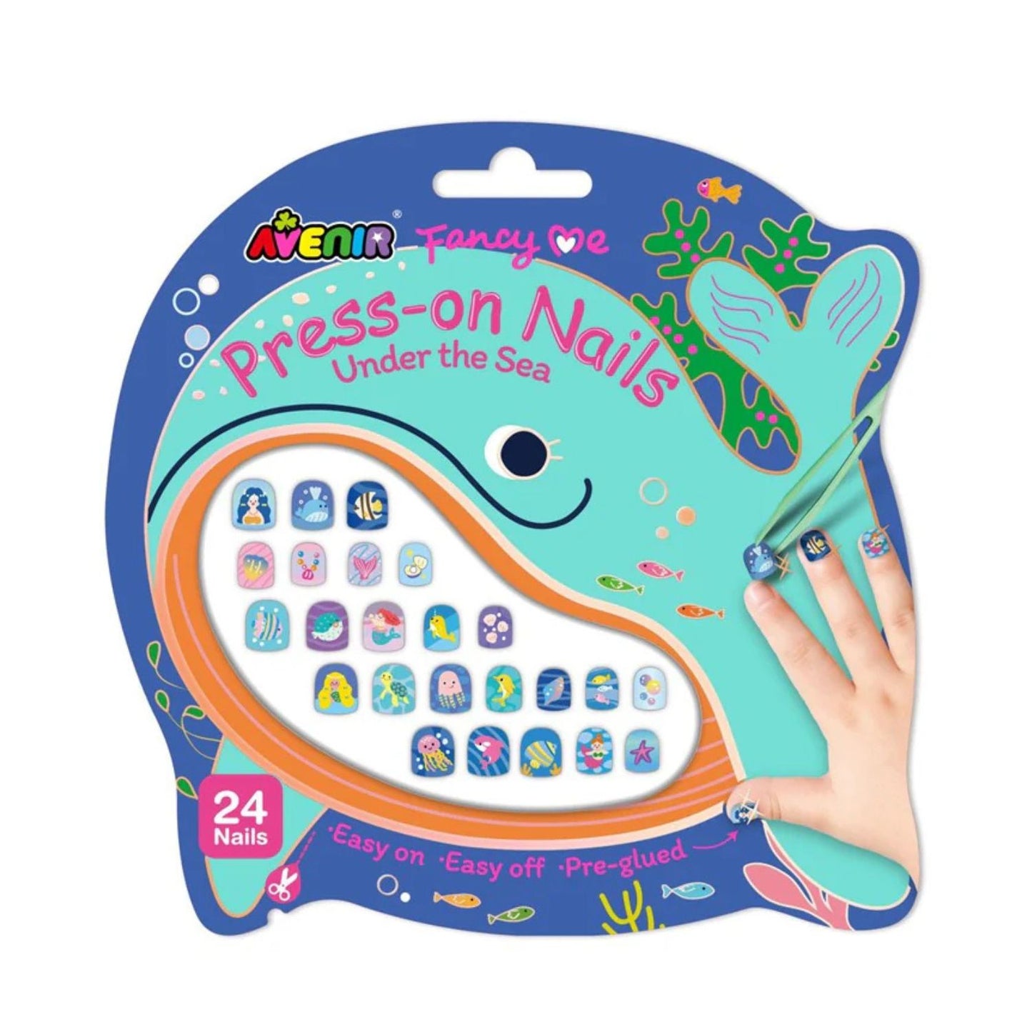 Set de Uñas Postizas Press-On - Bajo el Mar