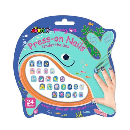 Set de Uñas Postizas Press-On - Bajo el Mar