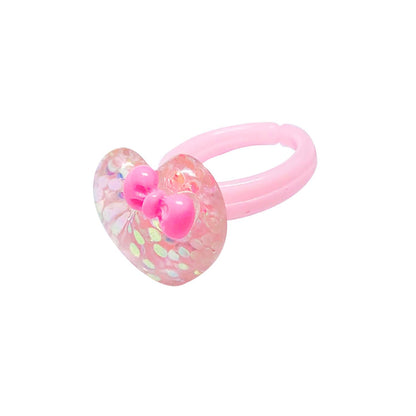 Set de Anillo y Stickers para Uñas - Corazones