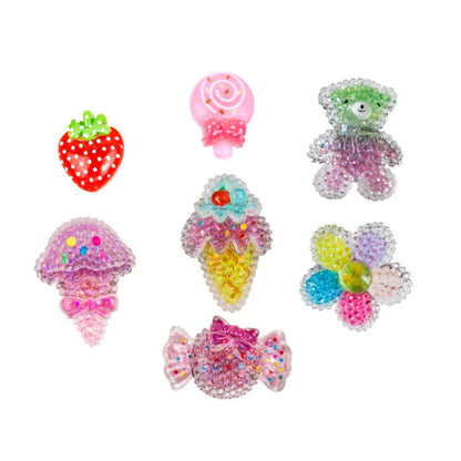 Set de Anillos Brillantes Dulces Delicias