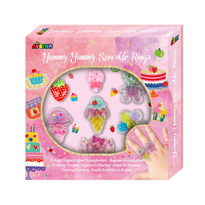 Set de Anillos Brillantes Dulces Delicias