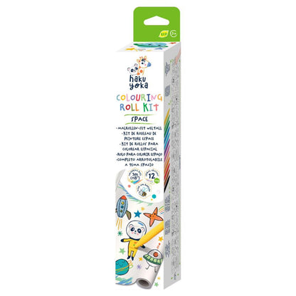 Kit Rollo de Papel y Crayones para Colorear · Espacio