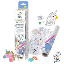 Kit Rollo de Papel y Crayones para Colorear · Unicornio Fantástico