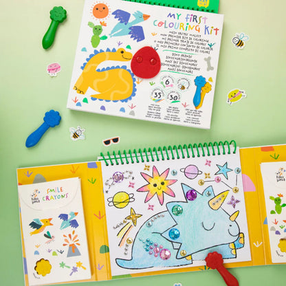 Mi Primer Kit para Colorear · Amigos Dinos