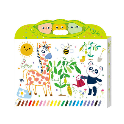 Crayones Happy Pea Pod · 24 Colores
