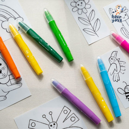 Kit para Colorear en la Ventana - Jardín