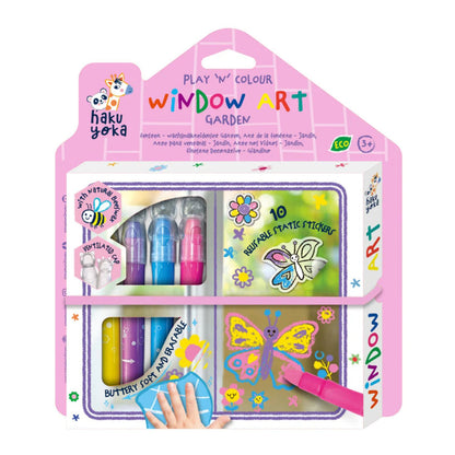 Kit para Colorear en la Ventana - Jardín