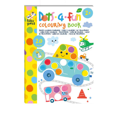 Libro para Colorear Dot 4 Fun transportes