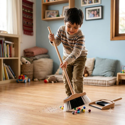 Escoba de Madera Infantil