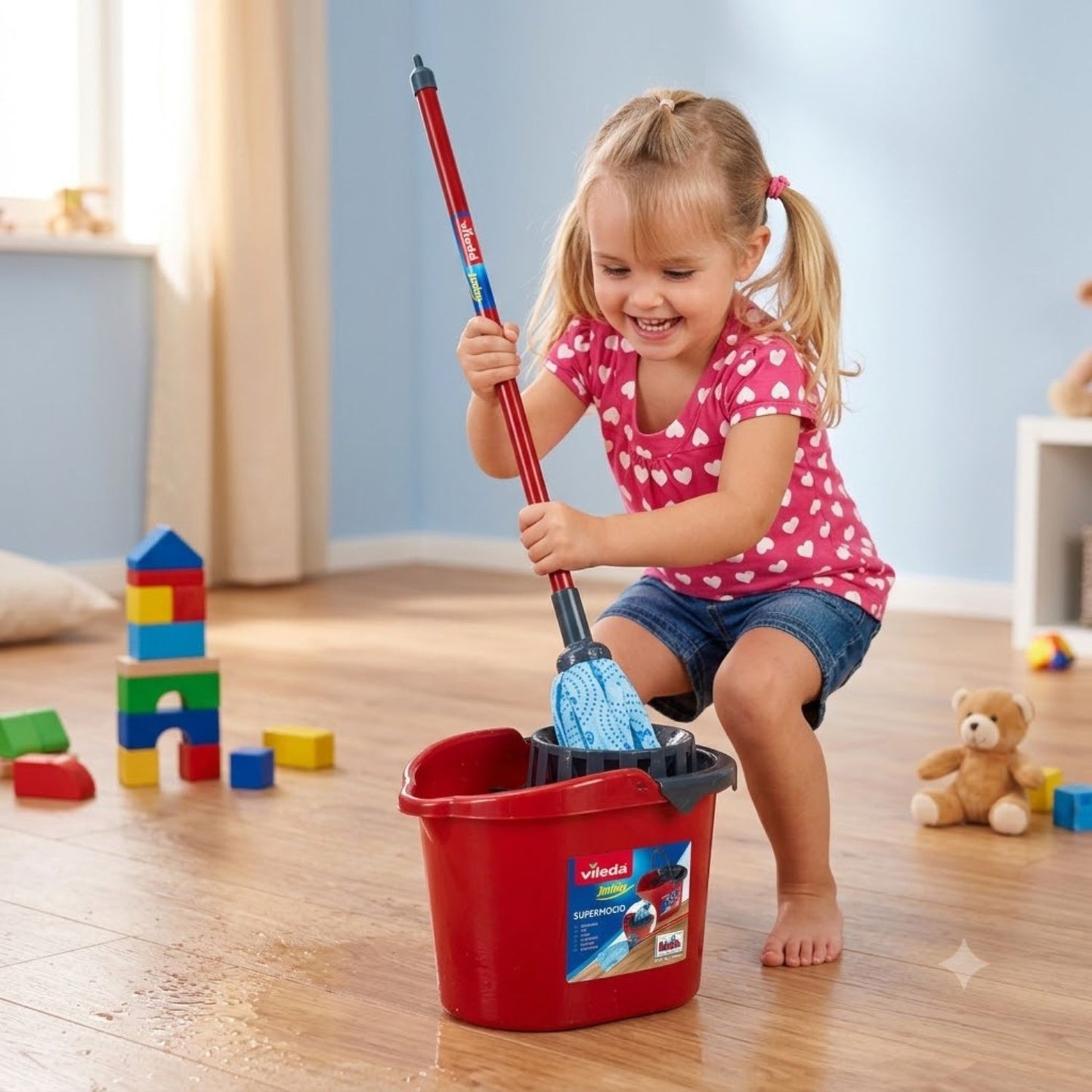 Set de Mopa y Balde Infantil Vileda