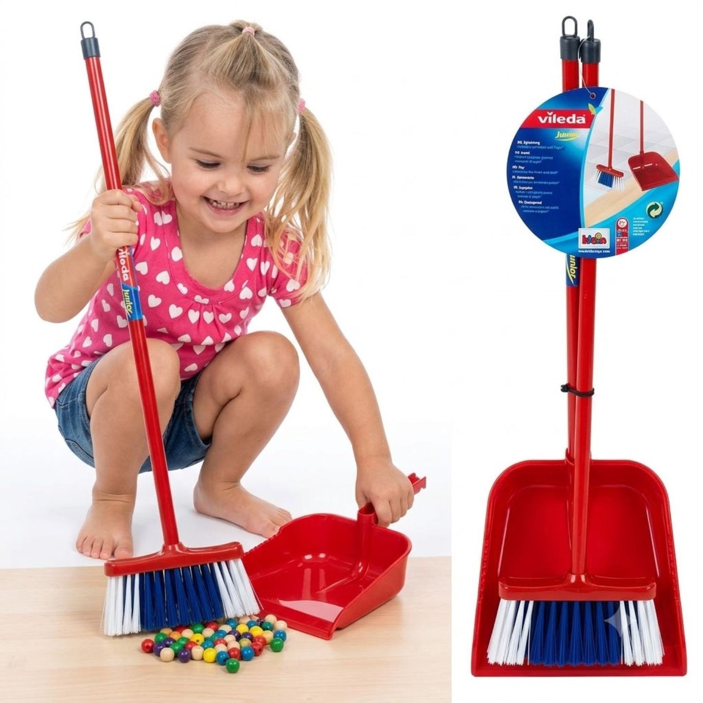 Set De Escoba y Pala Infantil Vileda