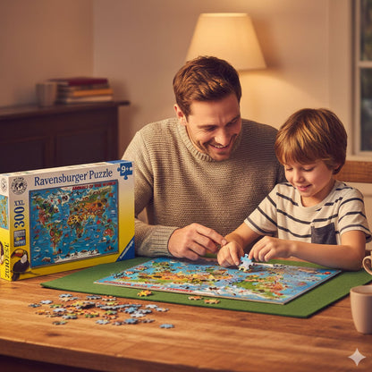 Puzzle XXL Animales del mundo - 300 piezas