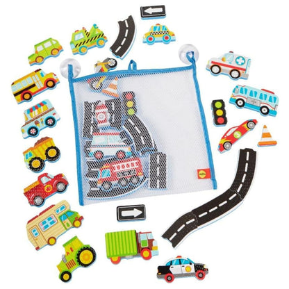 Stickers para la Bañera Beep Beep – Set de Vehículos 38 Piezas
