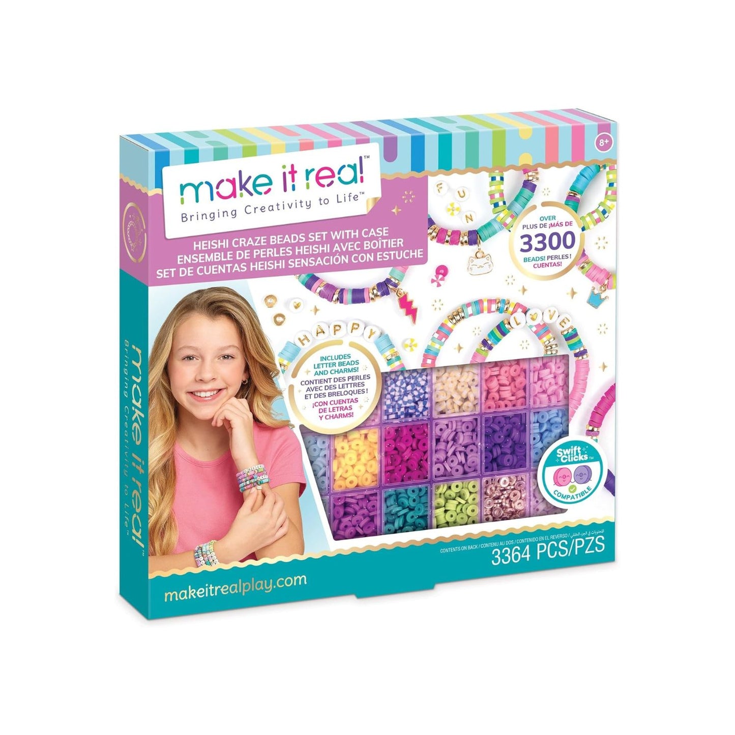 Set De Cuentas Con estuche 3300 piezas