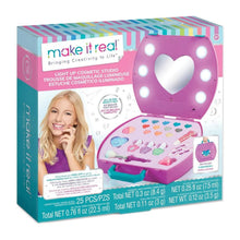 Estuche Cosmético Iluminado con Espejo LED – Set de Maquillaje Infantil 25 Piezas