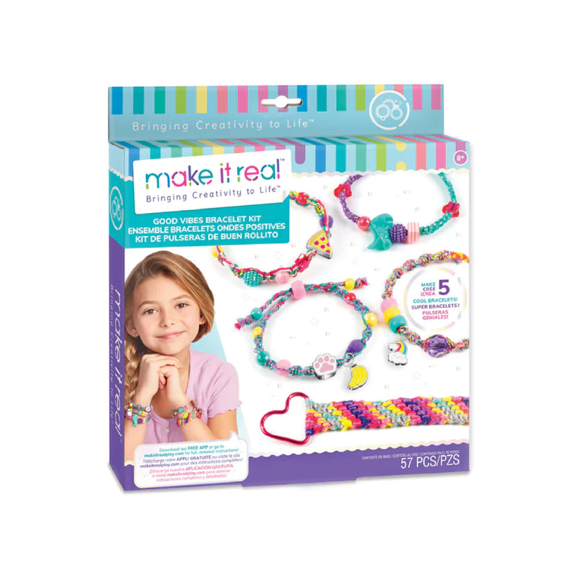 Kit Pulseras Good Vibes Make It Real