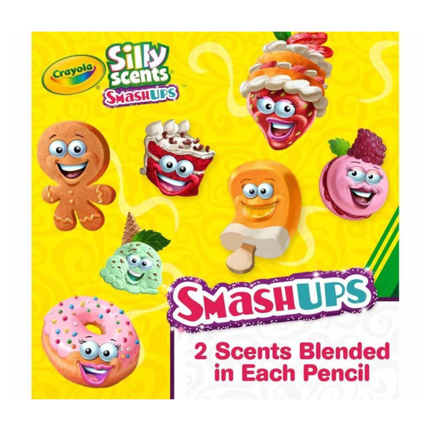 Lapices Silly Scents Smashups 12 unidades