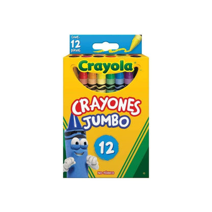 Lapices de Cera Jumbo Crayola 12 unidades
