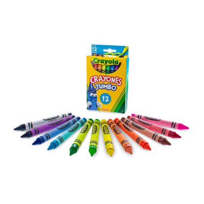 Lapices de Cera Jumbo Crayola 12 unidades